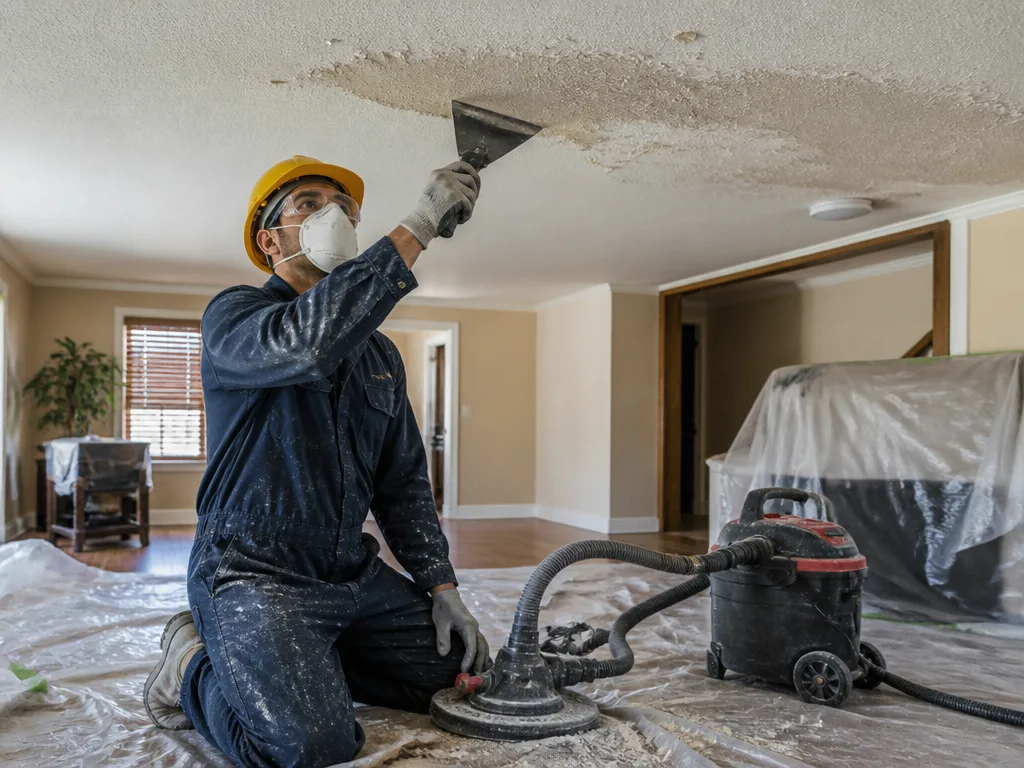 Popcorn Ceiling Removal